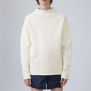 Acne Men's Off-White Karmel wool Crewneck Sweater